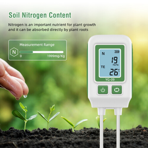 3 in 1 Digital LCD Soil Tester Dual Probe 2