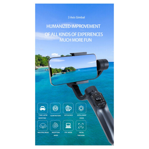 Gimbal Stabilizer for Smart Phones, APP Supported Face Tracking 2