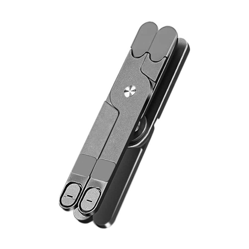 360 Rotating Laptop Stand Portable Riser Holder Gray 4853741888576
