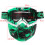 (Clear) Motorcycle Helmet Detachable Modular Mask Shield Goggles Full Face Protect 5