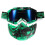 (Light Green) Motorcycle Helmet Detachable Modular Mask Shield Goggles Full Face Protect 6