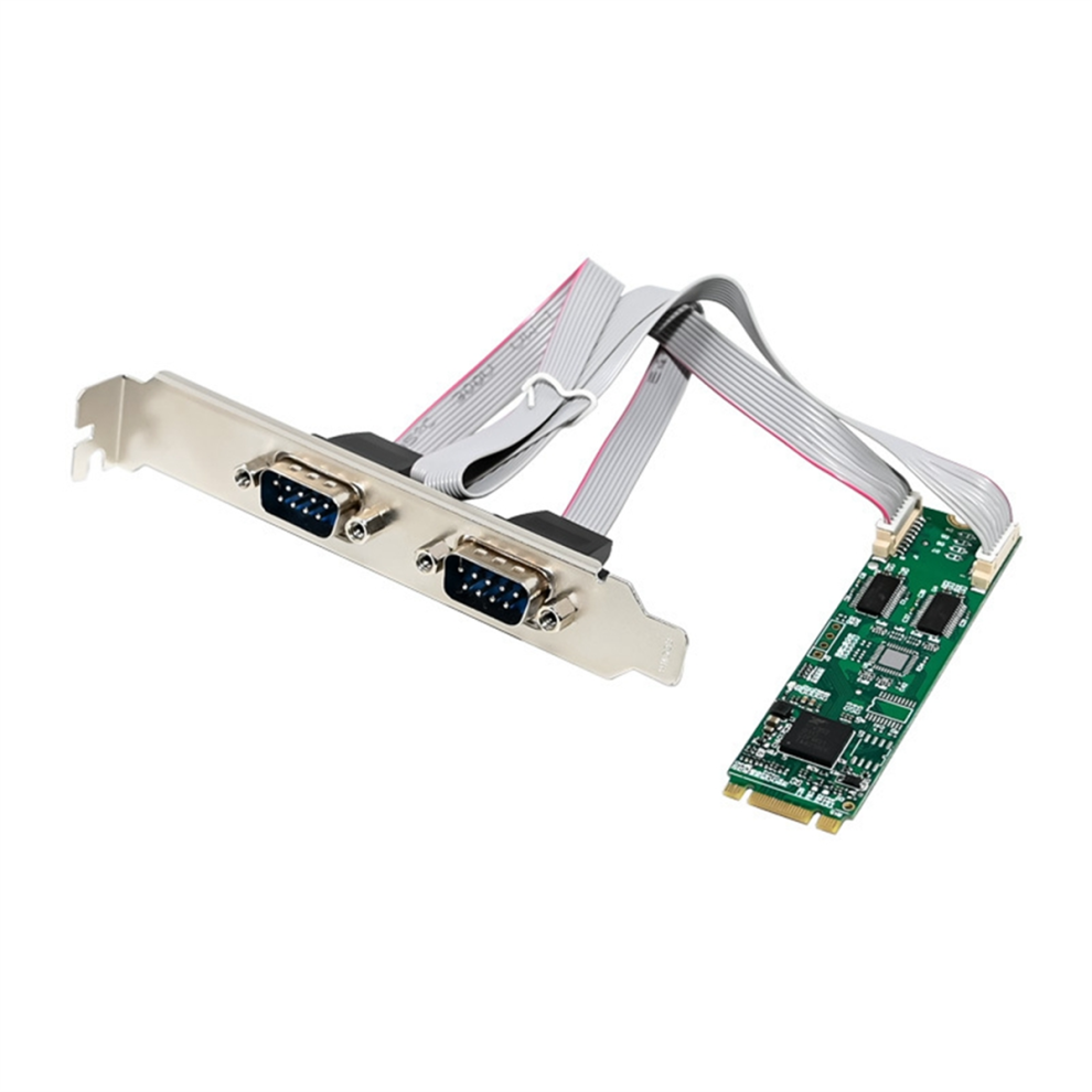 Scheda Di Estensione I/O M.2 B+M 17V352 2S -232 Pcie 2.0 Gen1 (2.5GT/S)