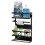 (Black) Magnetic Refrigerator Hanger Rack Spice Holder Storage Shelf Kitchen Storage Rack 4