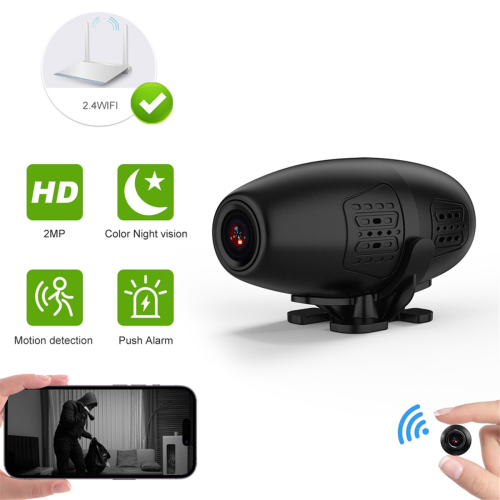 Mini Wireless Home Security Camera with Remote Access 1