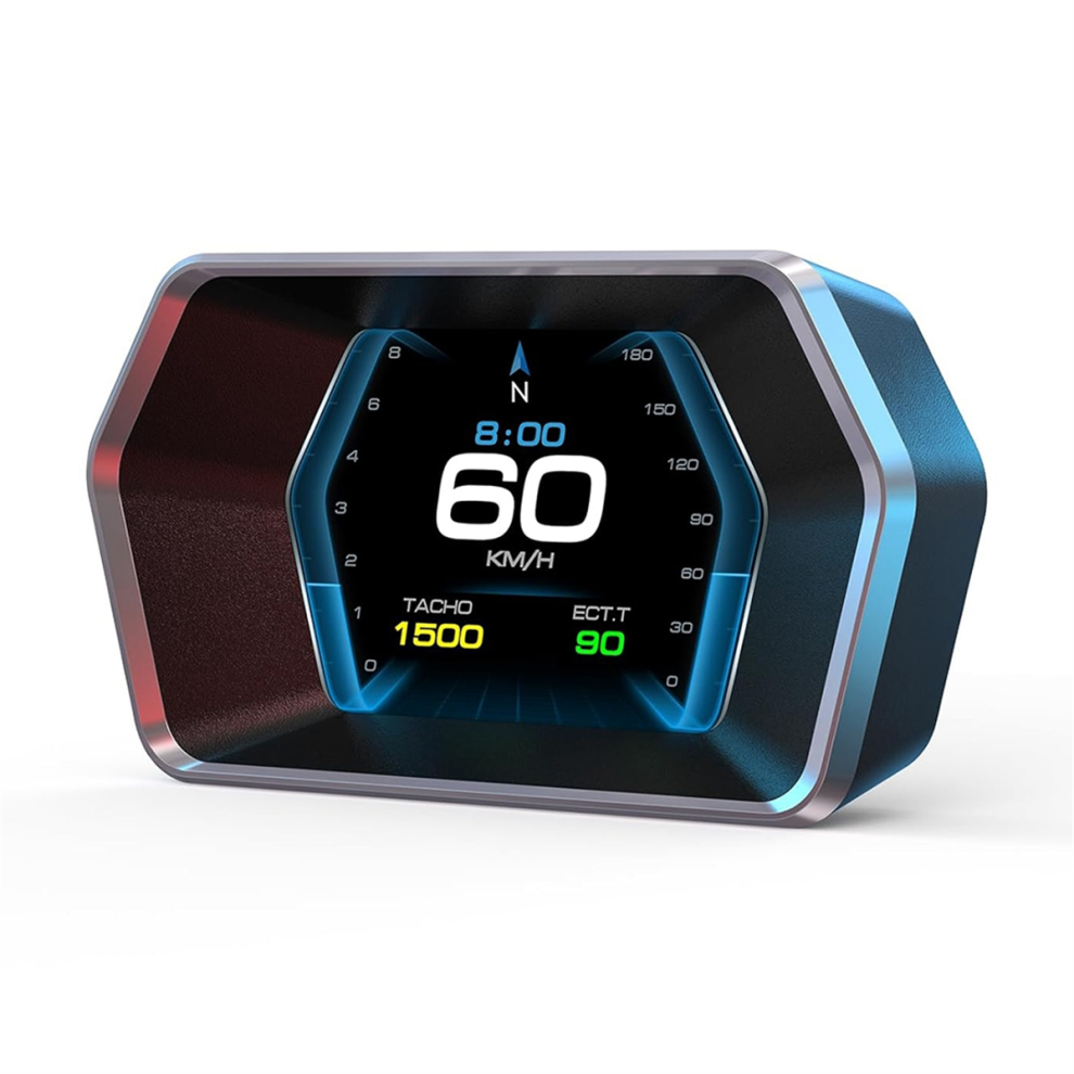 Car Heads Up Display, Car Smart Obd2 Gauge Display, Gps Speedometer 4853741890685