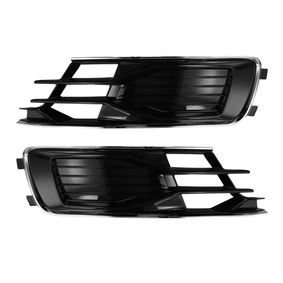 Car Front Bumper Grille Fog Lamp Grille Trim Cover For A6 C7 4853741891347