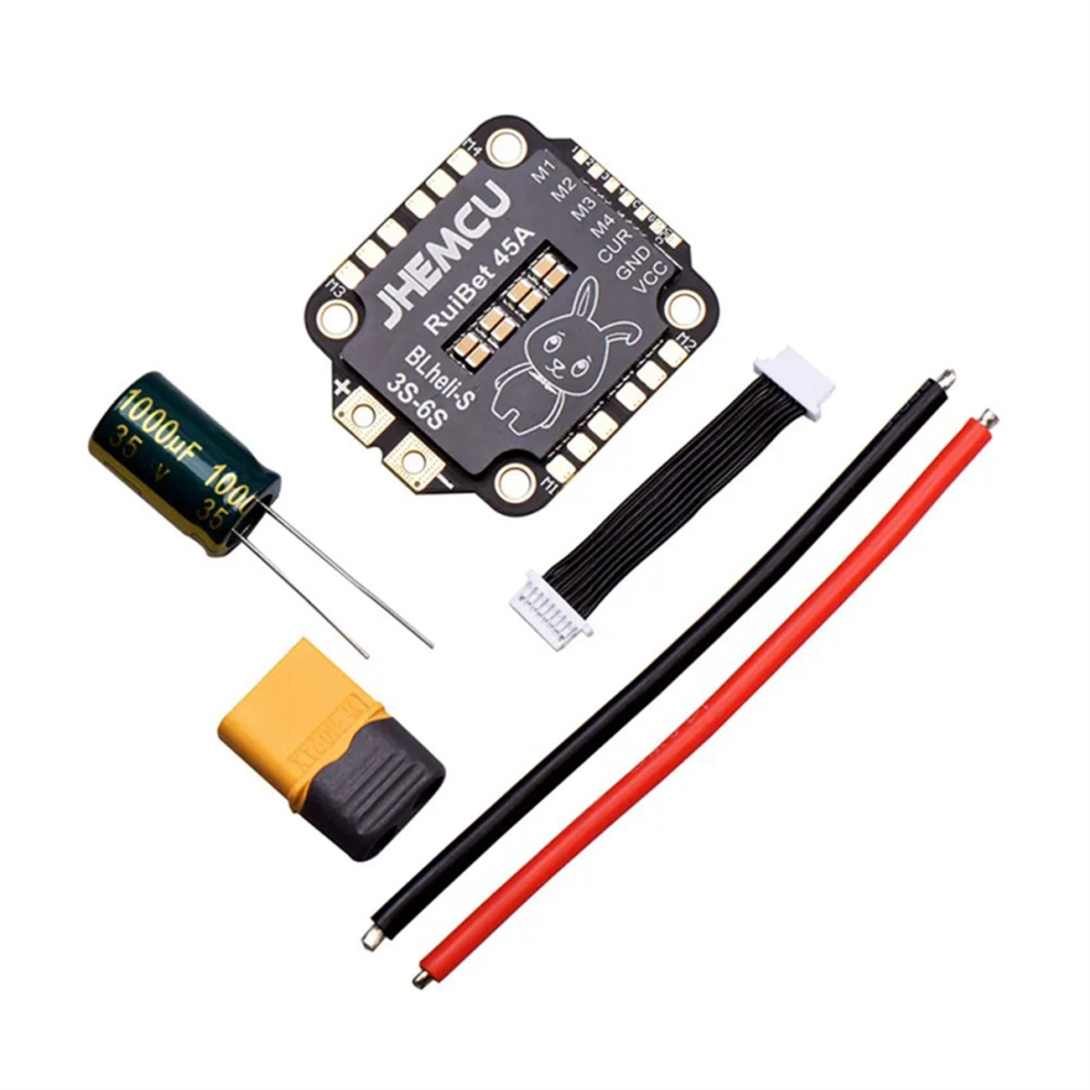 Ruibet Esc Blheli S Dshot600 4In1 Esc Senza Spazzole 3-6S 45A