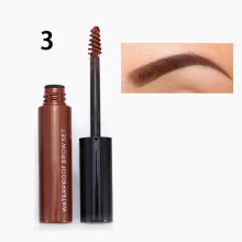 (Dark Brown) Brown Eyebrow Dyed Cream Enhancer Gel Eye Makeup Colored Black Coffee Waterproof 4 Colors