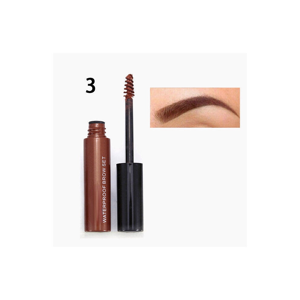 (Dark Brown) Brown Eyebrow Dyed Cream Enhancer Gel Eye Makeup Colored Black Coffee Waterproof 4 Colors