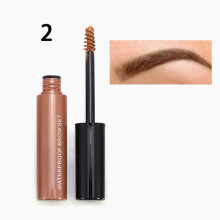 (Brown) Brown Eyebrow Dyed Cream Enhancer Gel Eye Makeup Colored Black Coffee Waterproof 4 Colors