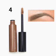 (Black) Brown Eyebrow Dyed Cream Enhancer Gel Eye Makeup Colored Black Coffee Waterproof 4 Colors