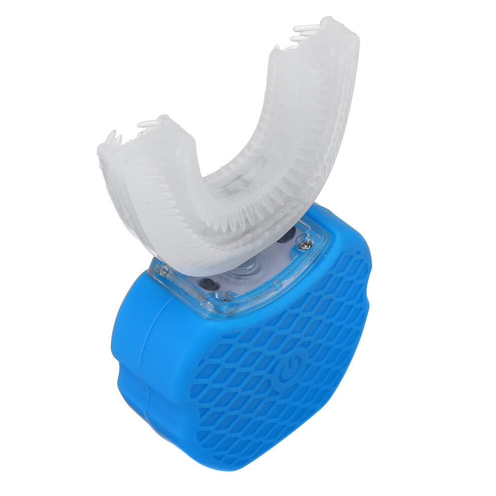 Greenzech Blue (Blue) 360 Sonic Electric Toothbrush Usb Rechargeable Ipx7 Waterproof Teeth Whitening Silicone Brush