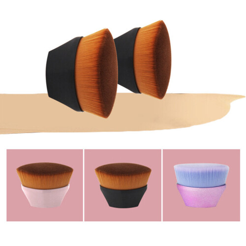 (Black) Seamless Makeup Brushes Face Foundation Brush Soft Hair Makeup Tool 2