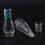 (Red) 12ml Empty Perfume Bottle Metal Roller Ball Glass Bowling Shape Bottles Refillable Container 8