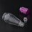 (Red) 12ml Empty Perfume Bottle Metal Roller Ball Glass Bowling Shape Bottles Refillable Container 4