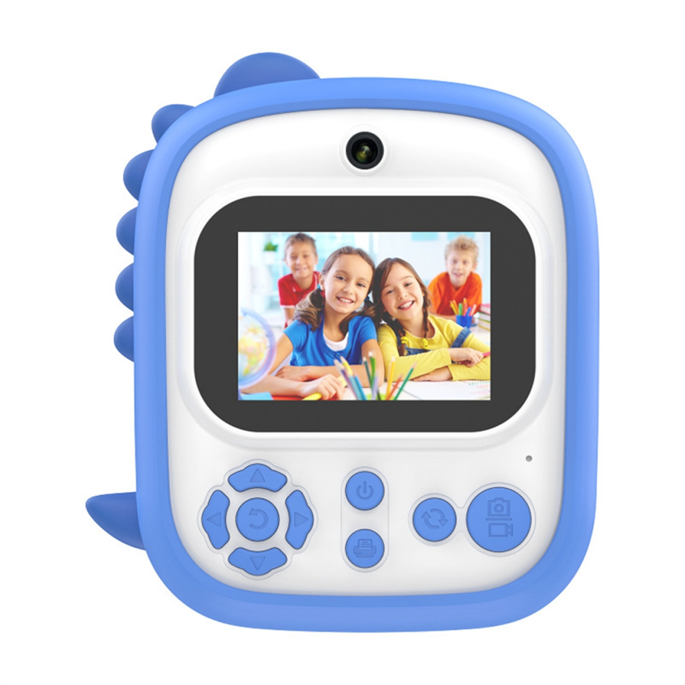 Instant Print 2.4Inch Screen 1080P Hd Video Camera Blue 4851507255617