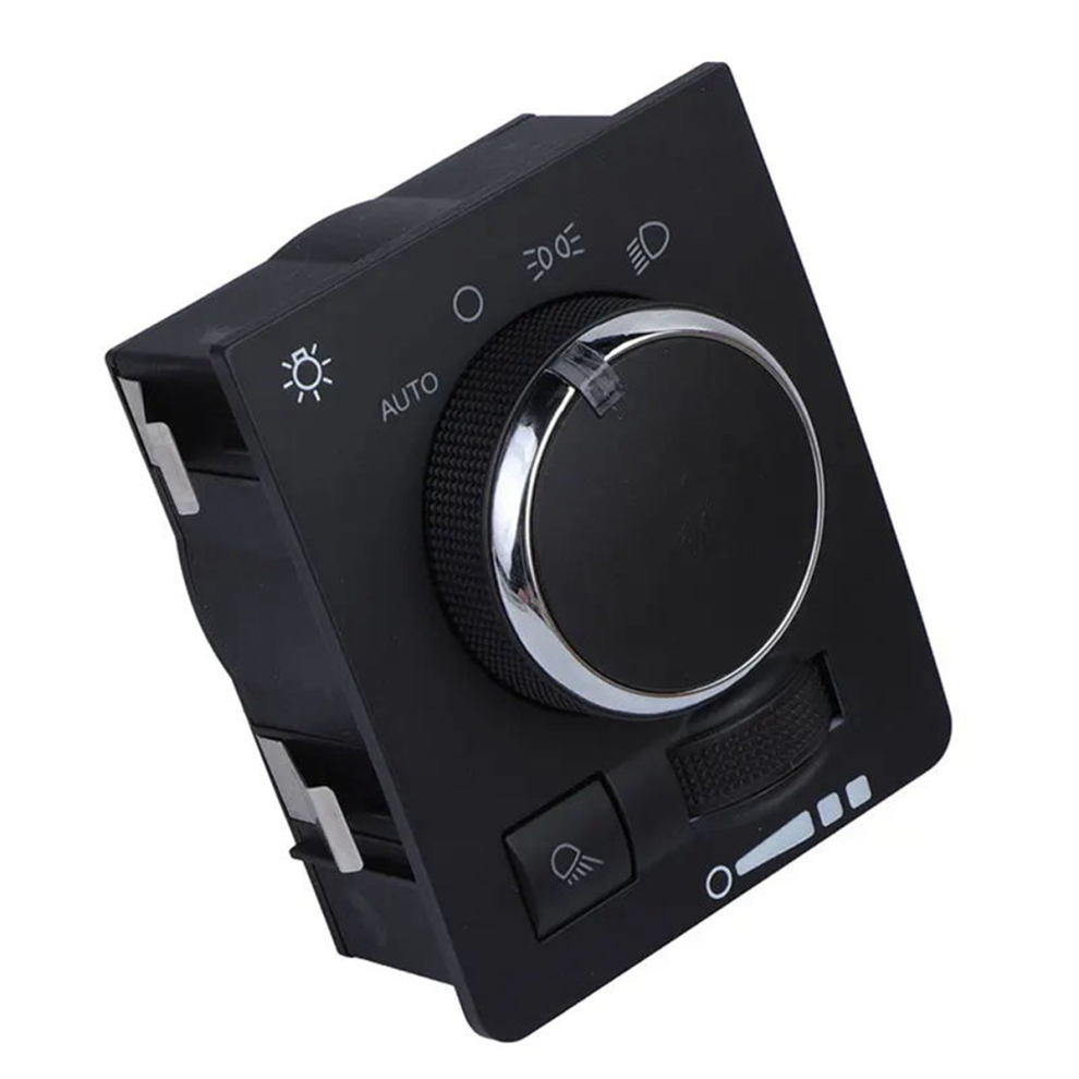 Car Headlight Switch Fog Lamp Control Switch For Ram 2009-2012 Black 4851507257222