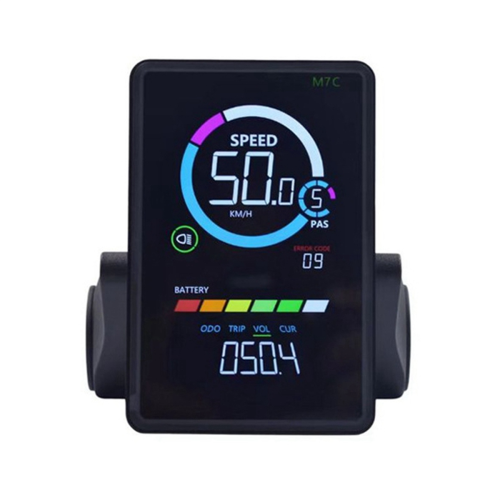 24V-60V M7C-2 E-Bike LCD-kleurendisplaymeter met USB UART,A