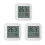 Tuya Zigbee Temperatuur-vochtigheidssensor met LCD-scherm Smart 3PCS 2