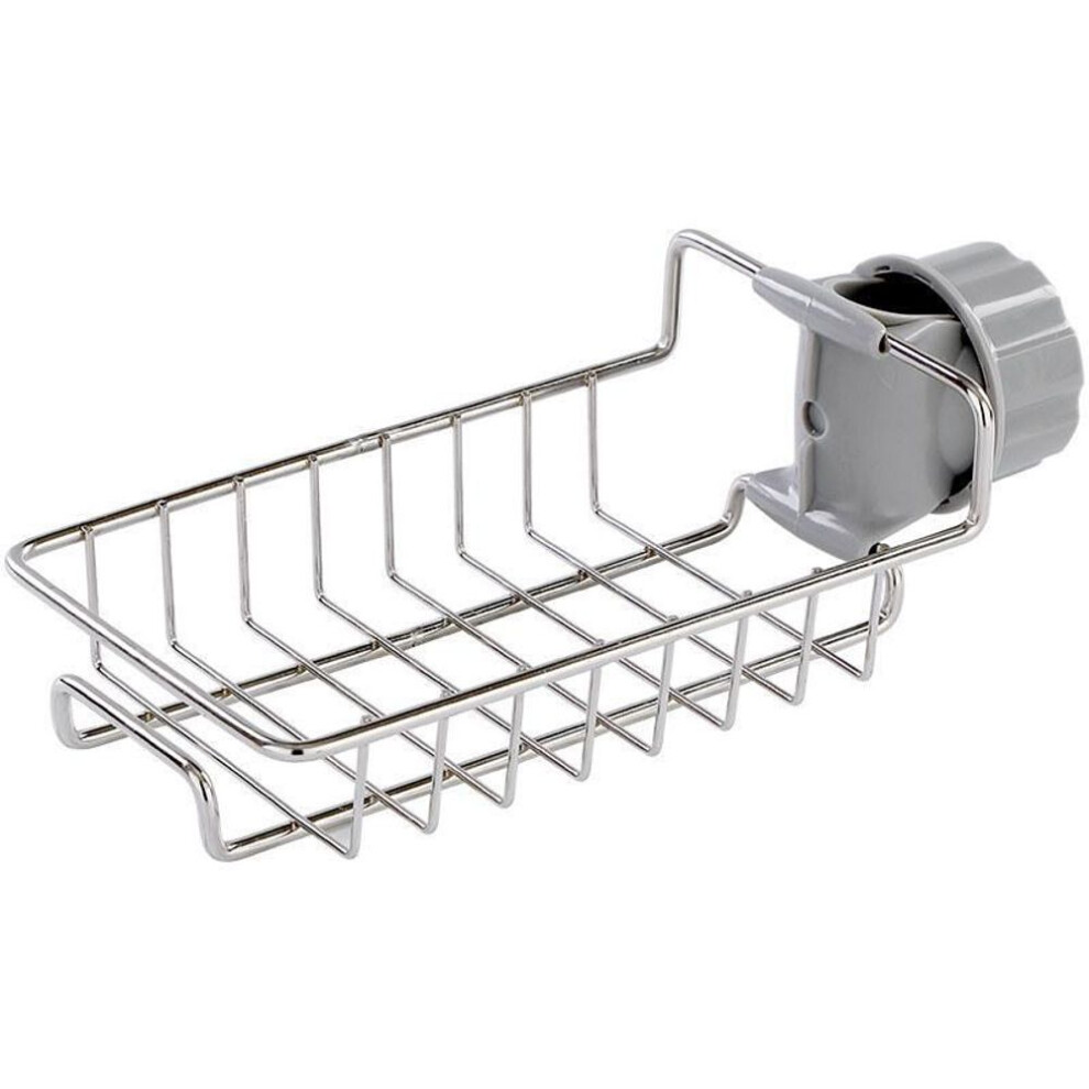 Stainless Steel Kitchen Sink Rack - Creative Single-Layer Storage for Rags & Sanitary Items