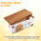 Cable Management Box, Wood Extension Cord Organizer 5