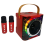 Music Rhythm Light Stereo Surround Wireless Subwoofer Red 3