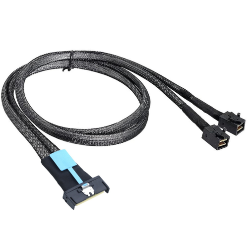 Καλώδιο υψηλής ταχύτητας PCIE Gen5 MCIO 8X σε Mini SAS HD SFF 8643 1M
