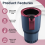 12V digitale display temperatuur drankhouders blauw 4