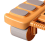Ab Roller with Elbow Support,Four Wheel Ab Roller Core Exercise, A 5