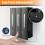 Press Liquid Soap Dispenser 400 Ml 3 Chamber Wall Mounted Black 2