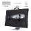 Reisetasche für Monitore, schützende Monitortasche, Schwarz 2