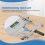 Multifunctional Cutting Machine Woodworking Table Saw Circular Saw 4