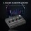 AMP‑I4Ⅱ Professional 4 Channel Headphone Amplifier EU Plug 7