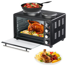 36L Oven Grill Tabletop Counter Top Multi Fuction Cooker with Hobb 3200W