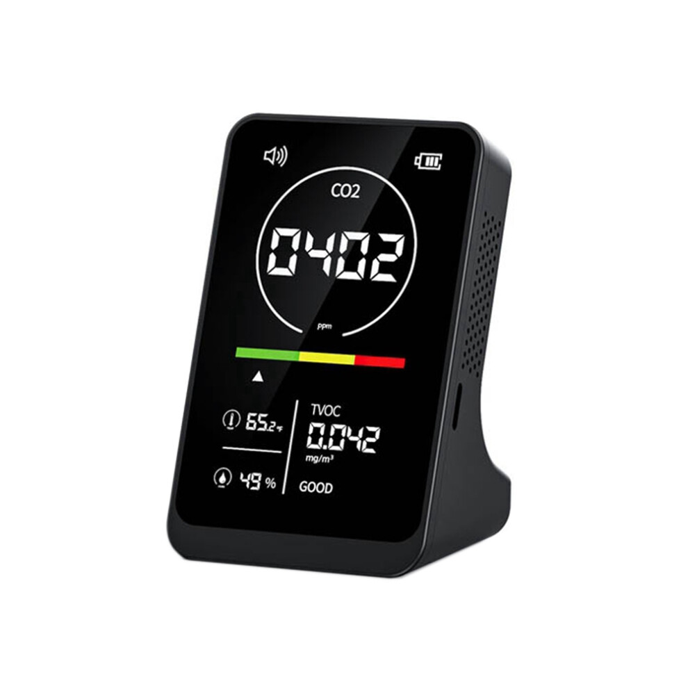 Merkloos Rechargeable Co2 Tvoc Temperature Humidity Monitor