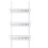 (Green) Wall Mounted Side Refrigerator Rack 3 Layer Shelf Kitchen Storage Rack 4