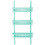 (Green) Wall Mounted Side Refrigerator Rack 3 Layer Shelf Kitchen Storage Rack 2