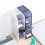 (Black) Creative Kitchen Storage Tool Multifunction Freezer Storage Rack 6