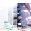 (Black) Creative Kitchen Storage Tool Multifunction Freezer Storage Rack 7