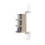 (Beige) Seasoning Box Creative Three-layer Rotary Practical Wall Mounted Flavouring Tool Condiment Box 1