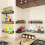(Type A) Kitchen Wall Shelf Storage Organizer Shelf Spice Rack Punch Free Storage Rack 3
