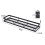 (Type A) Kitchen Wall Shelf Storage Organizer Shelf Spice Rack Punch Free Storage Rack 6