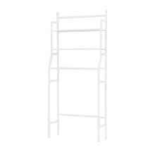 (White) 3 Tier Kitchen Storage Rack Over Toilet Bath Laundry Washing Machine Towel Shelf
