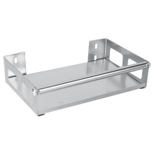 (45cm) Singe Layer Stainless Steel Rack Organizer Storage Wall Mounted Basket for Kitchen Bathroom Shower Shelf