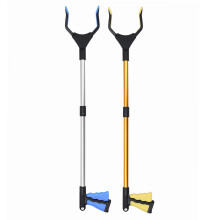 (Blue) Industrial Heavy Duty Pick Up Tool Reacher Grabber Trash Rotating Hand Stick Tools Kit