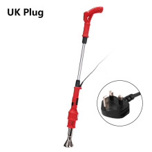 (UK Plug) Electric Weed Burner Burning Grass Detachable Torch Shape Thermal Trimmer Hot Air Lawn Killer