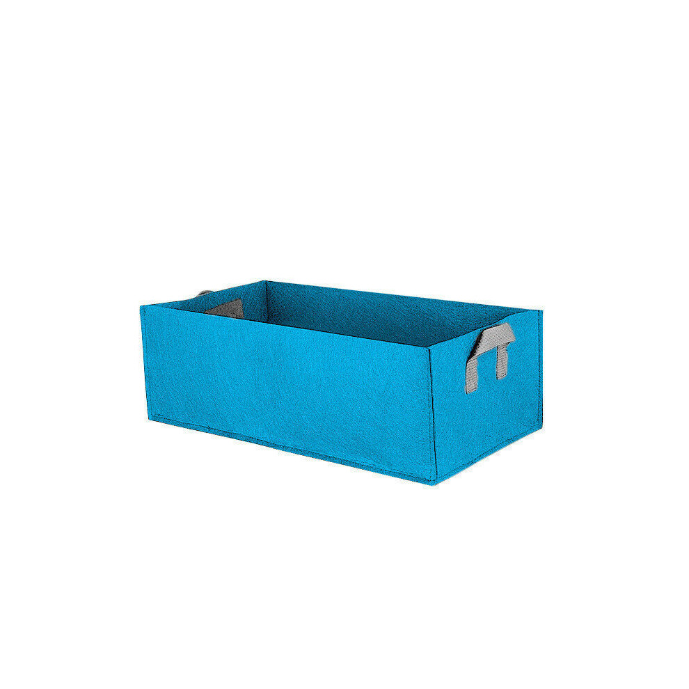 (Blue) Garden Planting Grow Bag 150x60x20cm Fabric Potato Tomato Planter Outdoor Box