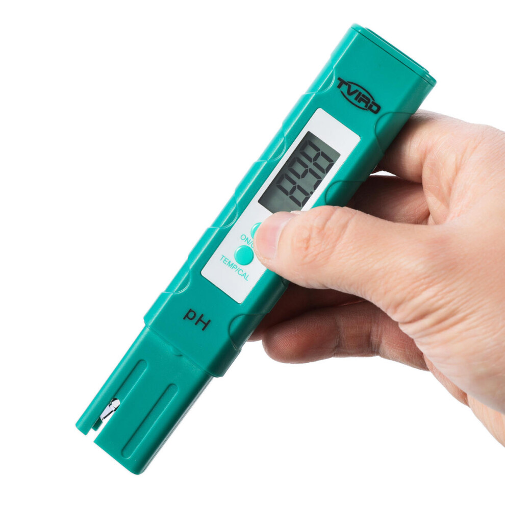 Digital PH Meter 0.01 pH Water Quality Tester LED Backlit Display for Household Drinking Water Pool Hydroponics