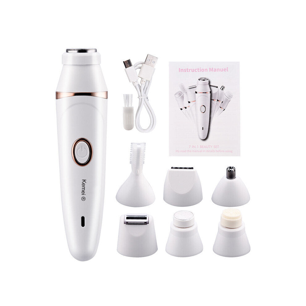 Photos - Shaver GreenZech 7 In 1 Women Face Body Hair Removal Lady Epilator Female Shaving Machine Electric Trimmer Female Razor Bikini Depilat
