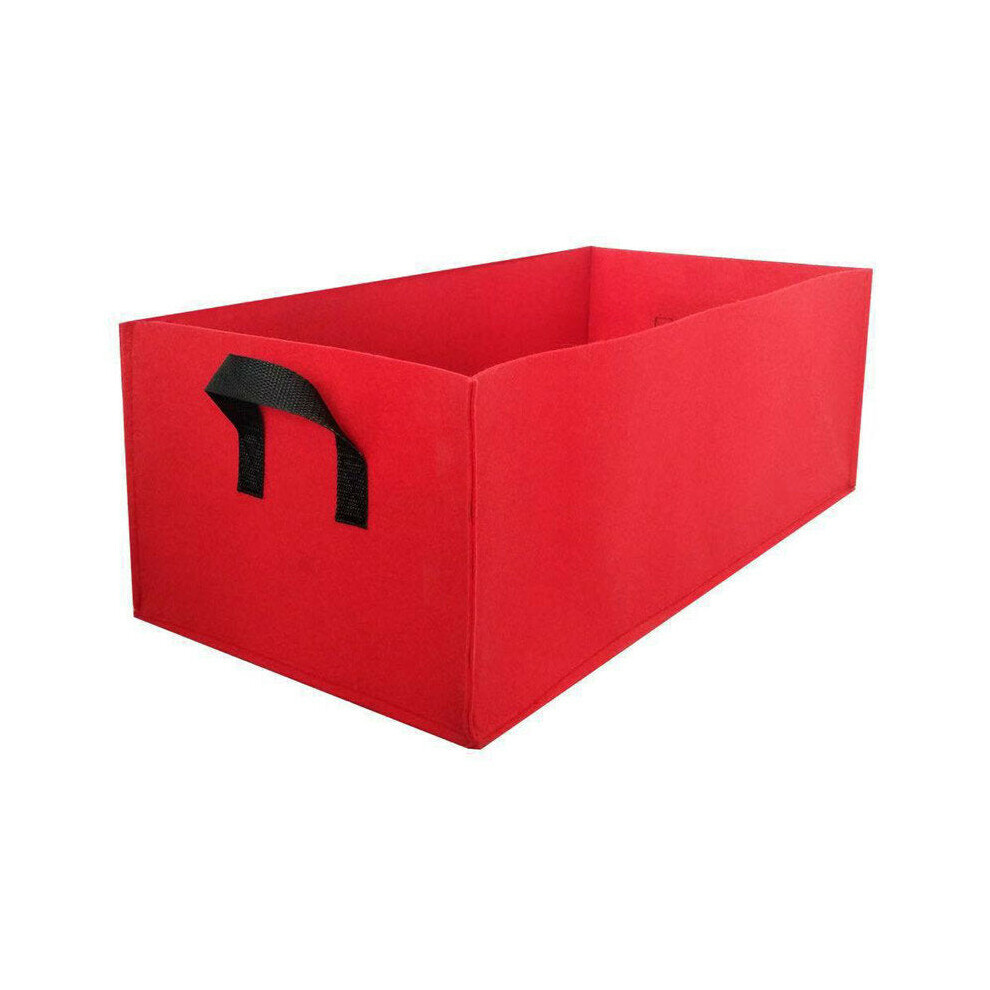 (Red) 40X30X20cm Grow Bag Planter Vegetable Tomato Potato Carrot Garden Planting Bag